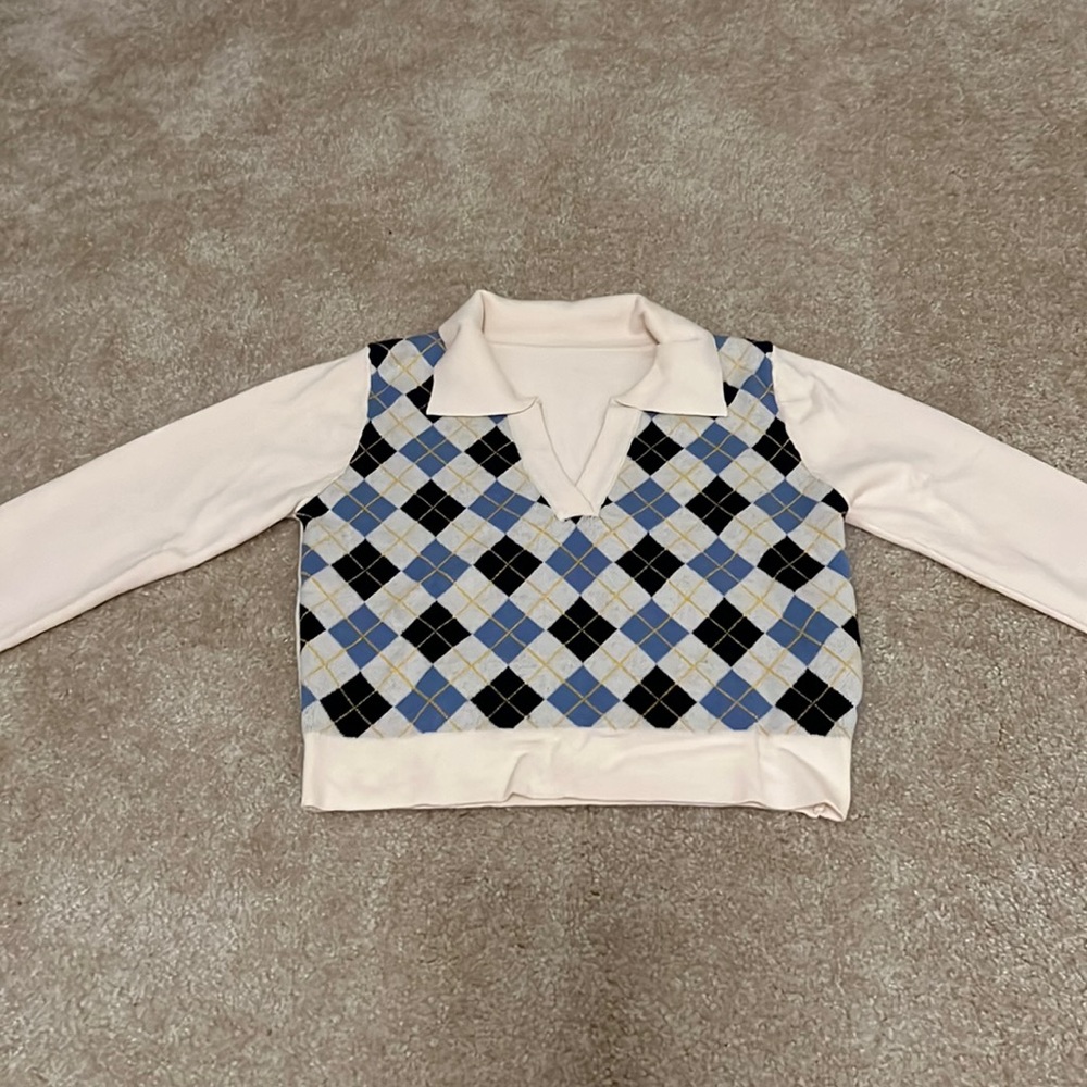 Argyle sweater